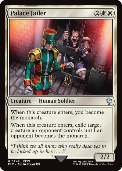 Palace Jailer Surge Foil Commander: FINAL FANTASY Magic card