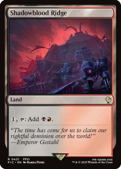 Shadowblood Ridge Surge Foil Commander: FINAL FANTASY Magic card