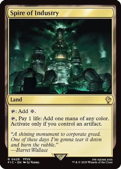 Spire of Industry Surge Foil Commander: FINAL FANTASY Magic card