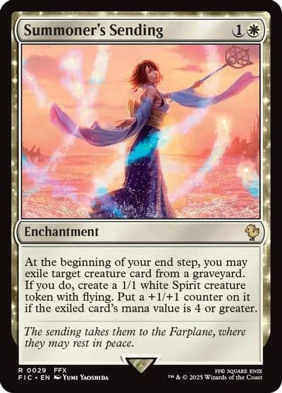 Summoners Sending Surge Foil Commander: FINAL FANTASY Magic card