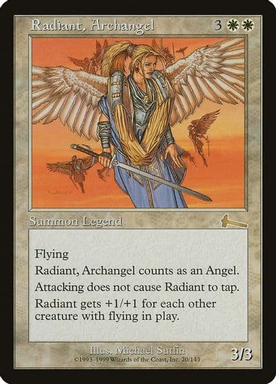 Radiant Archangel Urza's Legacy Magic card