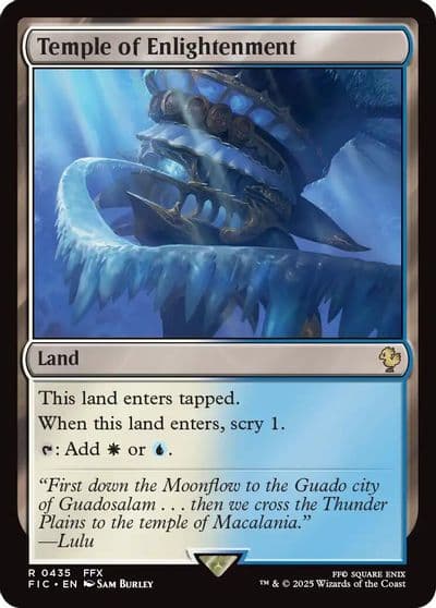 Temple of Enlightenment Surge Foil Commander: FINAL FANTASY Magic card