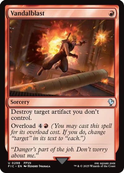 Vandalblast Surge Foil Commander: FINAL FANTASY Magic card