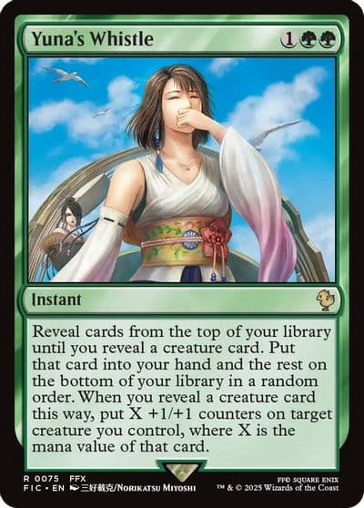 Yunas Whistle Surge Foil Commander: FINAL FANTASY Magic card