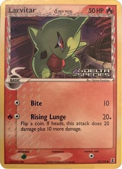 Larvitar (Delta Species Stamp) Miscellaneous Cards & Products Pokemon card