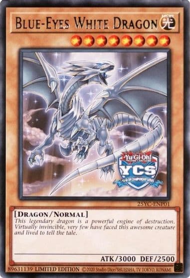 Blue Eyes White Dragon Yu-Gi-Oh! Championship Series 2025 Prize Cards Yu-Gi-Oh! card
