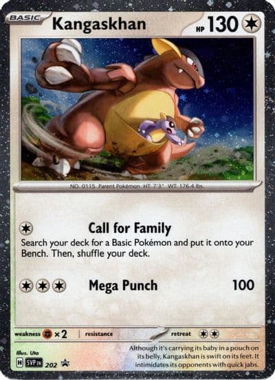Kangaskhan - 202 (Cosmos Holo) SV: Scarlet & Violet Promo Cards Pokemon card