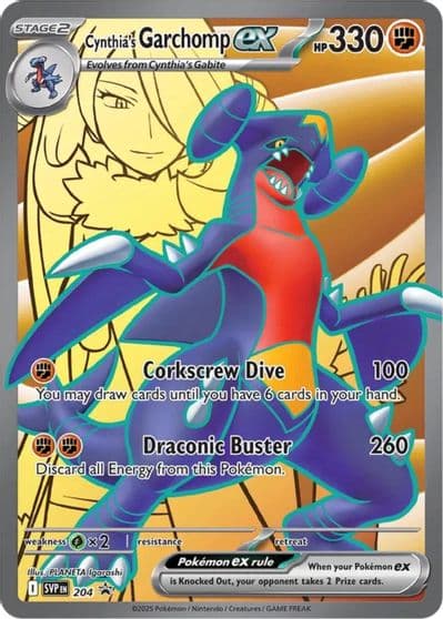 Cynthia's Garchomp ex SV: Scarlet & Violet Promo Cards Pokemon card