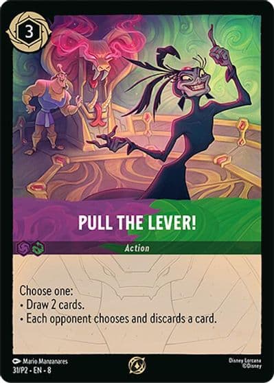 Pull the Lever Disney Lorcana Promo Cards Lorcana card