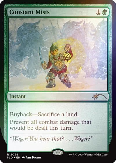 Constant Mists 2026 Rainbow Foil Secret Lair Drop Series Magic card