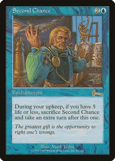 Second Chance Urza's Legacy Magic card