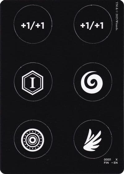 Punch Card Token 0001 0002 FINAL FANTASY Magic card