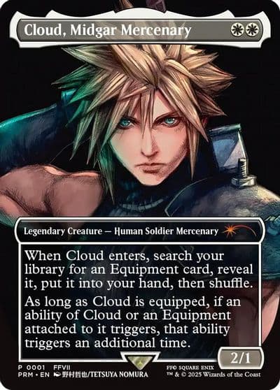 Cloud Midgar Mercenary Pro Tour Promos Magic card