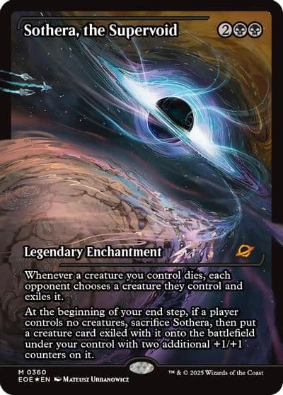 Sothera the Supervoid Showcase Edge of Eternities Magic card