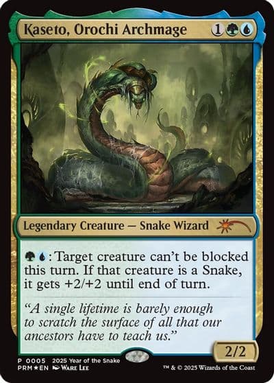 Kaseto Orochi Archmage Year of the Snake 2025 Standard Showdown Promos Magic card