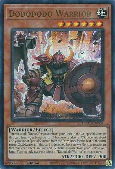 Dodododo Warrior Duelist's Advance Yu-Gi-Oh! card