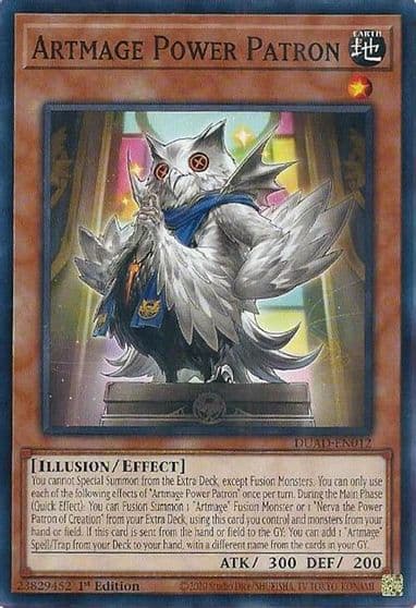 Artmage Power Patron Duelist's Advance Yu-Gi-Oh! card