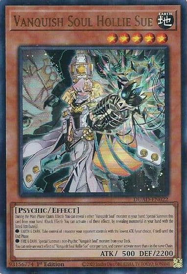 Vanquish Soul Hollie Sue Duelist's Advance Yu-Gi-Oh! card