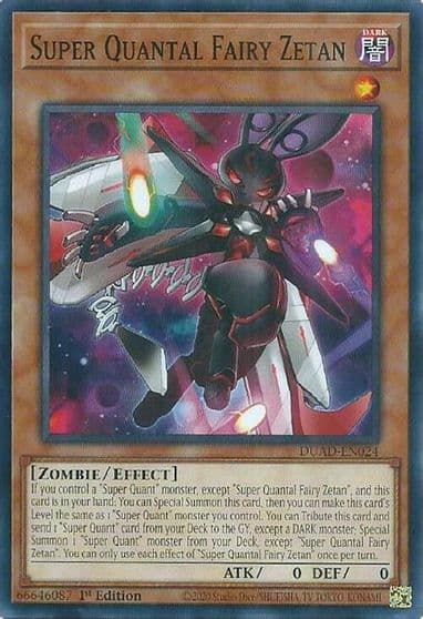 Super Quantal Fairy Zetan Duelist's Advance Yu-Gi-Oh! card