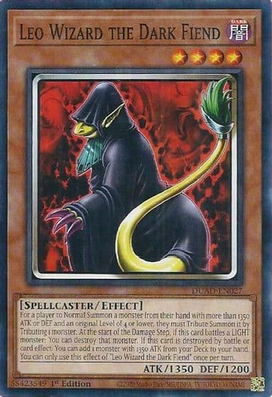 Leo Wizard the Dark Fiend Duelist's Advance Yu-Gi-Oh! card