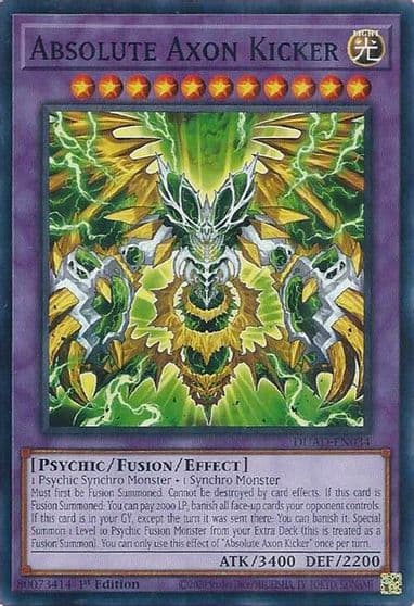 Absolute Axon Kicker Duelist's Advance Yu-Gi-Oh! card