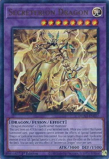 Secreterion Dragon Duelist's Advance Yu-Gi-Oh! card