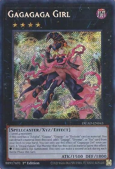 Gagagaga Girl Duelist's Advance Yu-Gi-Oh! card