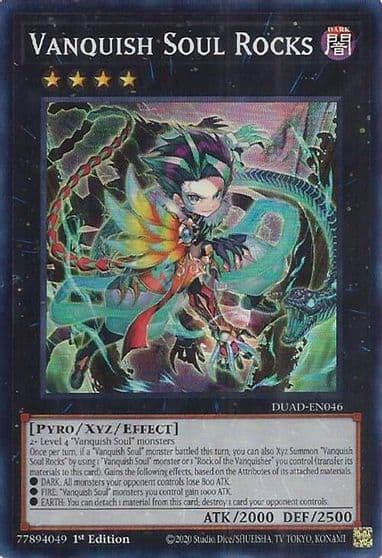 Vanquish Soul Rocks Duelist's Advance Yu-Gi-Oh! card