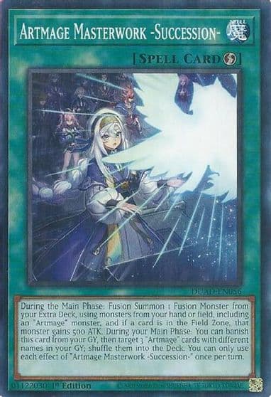Artmage Masterwork Succession Duelist's Advance Yu-Gi-Oh! card
