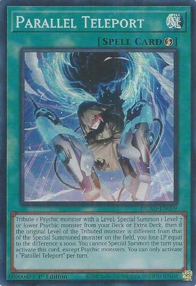 Parallel Teleport Duelist's Advance Yu-Gi-Oh! card