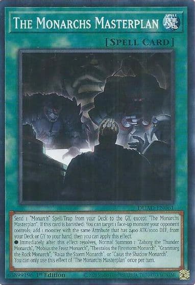 The Monarchs Masterplan Duelist's Advance Yu-Gi-Oh! card