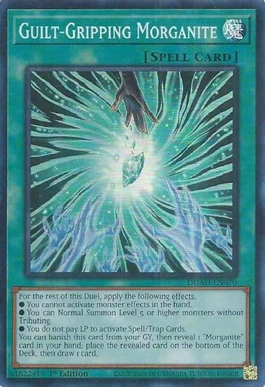 Guilt Gripping Morganite Duelist's Advance Yu-Gi-Oh! card