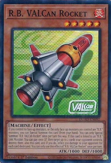 RB VALCan Rocket Duelist's Advance Yu-Gi-Oh! card