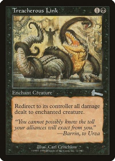 Treacherous Link Urza's Legacy Magic card