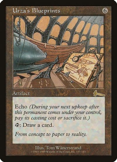 Urzas Blueprints Urza's Legacy Magic card