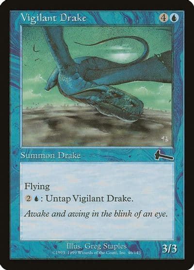 Vigilant Drake Urza's Legacy Magic card