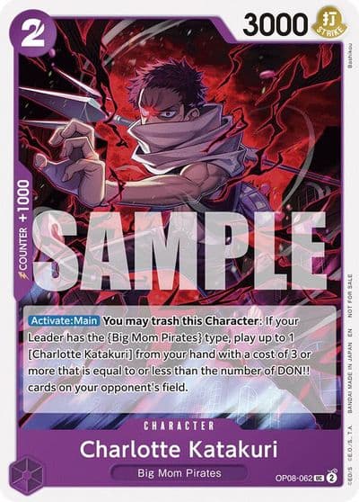 Charlotte Katakuri Tournament Pack 2025 Vol 3 One Piece Promotion Cards One Piece card