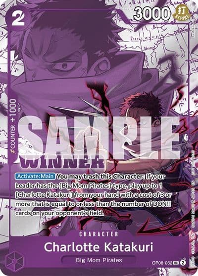 Charlotte Katakuri Winner Pack 2025 Vol 3 One Piece Promotion Cards One Piece card