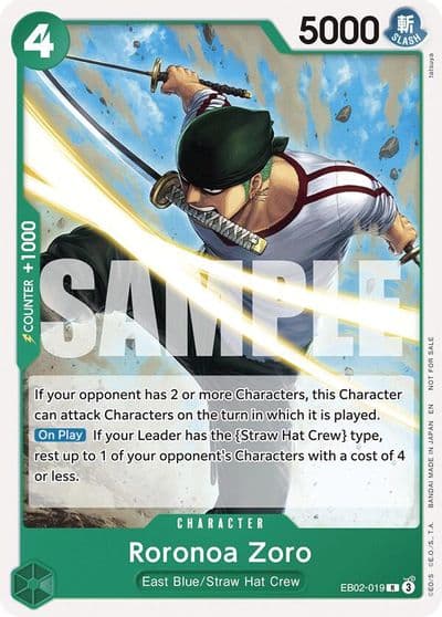 Roronoa Zoro Tournament Pack 2025 Vol 3 One Piece Promotion Cards One Piece card