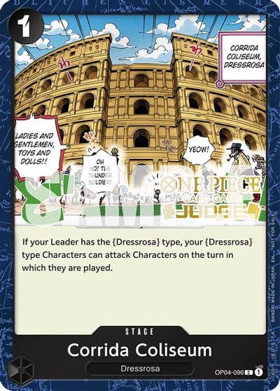 Corrida Coliseum Judge Pack Vol 6 One Piece Promotion Cards One Piece card