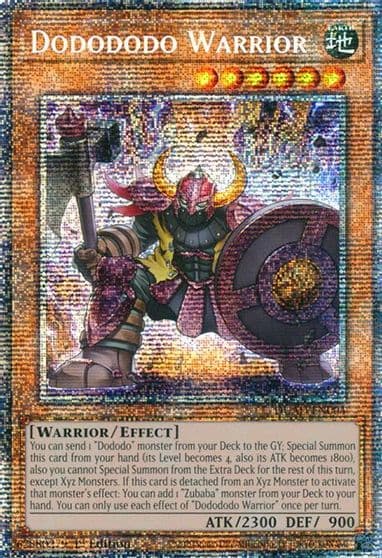 Dodododo Warrior Starlight Rare Duelist's Advance Yu-Gi-Oh! card