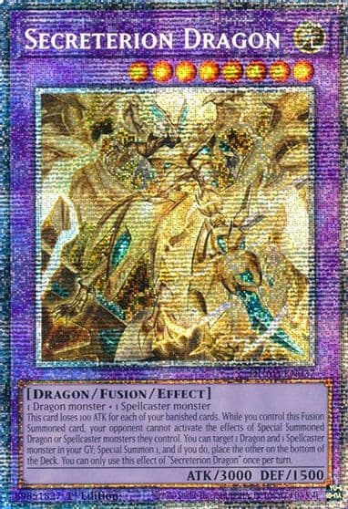 Secreterion Dragon Starlight Rare Duelist's Advance Yu-Gi-Oh! card