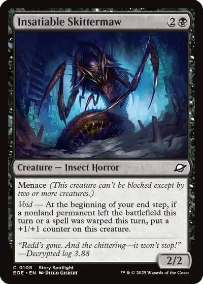 Insatiable Skittermaw Edge of Eternities Magic card