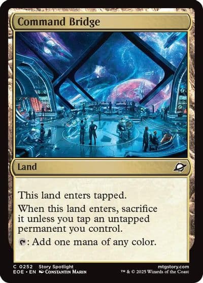 Command Bridge Edge of Eternities Magic card