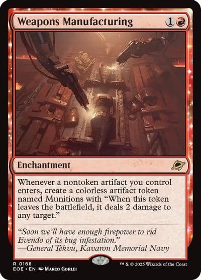 Weapons Manufacturing Edge of Eternities Magic card