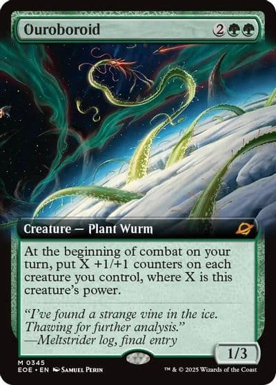 Ouroboroid Extended Art Edge of Eternities Magic card