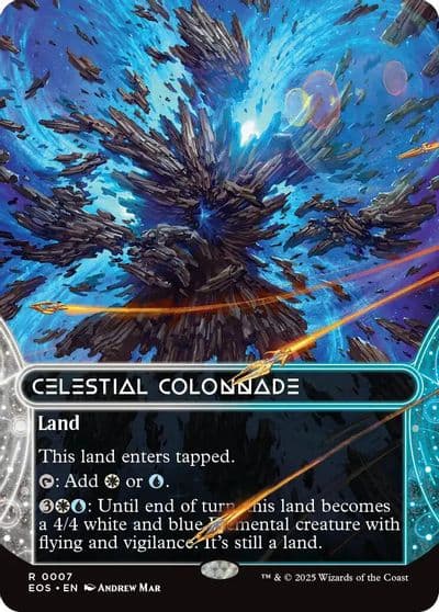 Celestial Colonnade 0007 Borderless Edge of Eternities: Stellar Sights Magic card