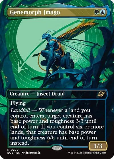Genemorph Imago Borderless Edge of Eternities Magic card