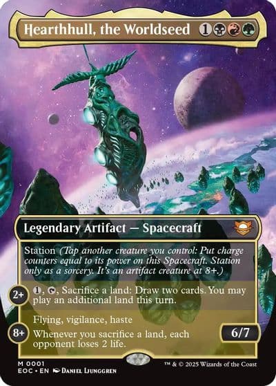 Hearthhull the Worldseed Borderless Commander: Edge of Eternities Magic card