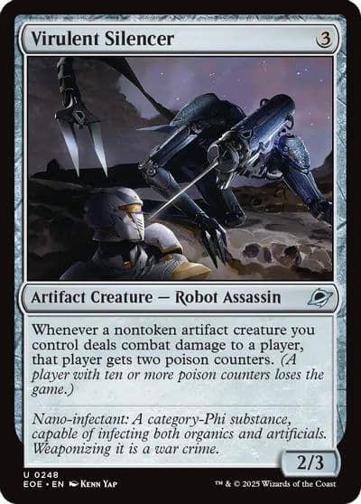Virulent Silencer Edge of Eternities Magic card